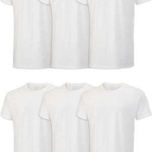 Fruit of the Loom Men's Eversoft Cotton Stay Tucked Crew T-s...