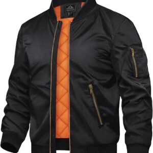 TACVASEN Men's Jackets-Bomber Jacket Fall Winter Warm Windbr...