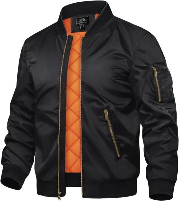 TACVASEN Men's Jackets-Bomber Jacket Fall Winter Warm Windbr...