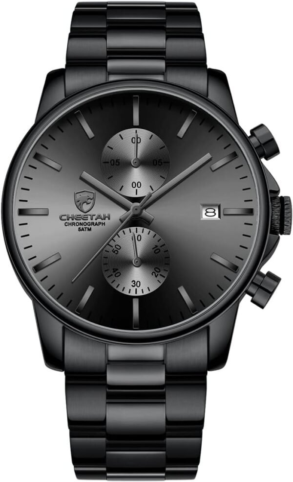GOLDEN HOUR Fashion Business Mens Watches with Stainless Ste...