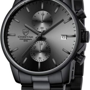 GOLDEN HOUR Fashion Business Mens Watches with Stainless Ste...