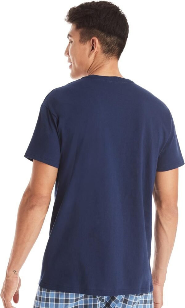Hanes Men's Pocket Undershirt Pack, Cotton Crew Neck T-Shirt...