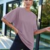 Trendy Queen Womens Oversized Summer T Shirts Business Casua...