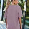 Trendy Queen Womens Oversized Summer T Shirts Business Casua...