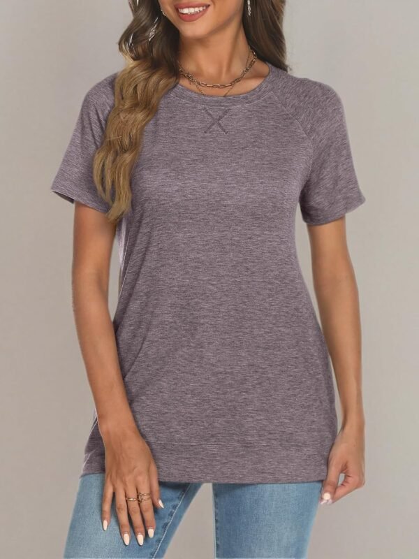 AUTOMET T Shirts Short Sleeve Crewneck Tees for Women Trendy...