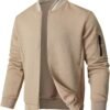 Mens Loose Fit Lightweight Jacket Casual Stylish bomber Jack...