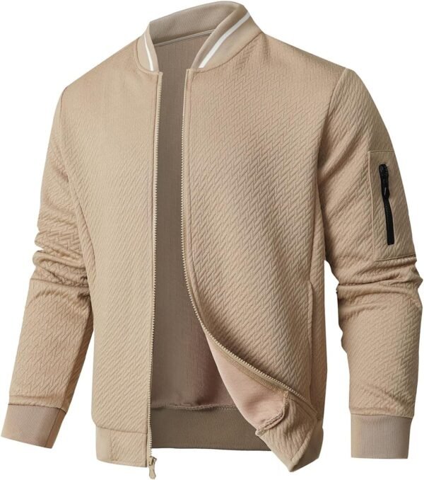 Mens Loose Fit Lightweight Jacket Casual Stylish bomber Jack...
