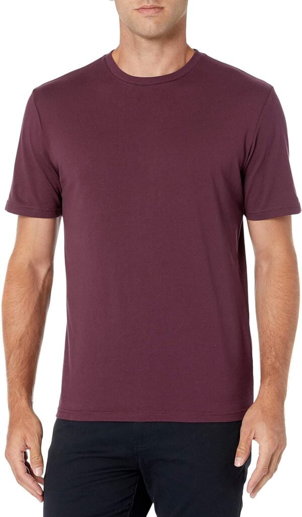 Amazon Essentials Men's Short Sleeve T-Shirts, Slim-Fit, Cre...