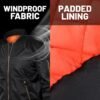 TACVASEN Men's Jackets-Bomber Jacket Fall Winter Warm Windbr...
