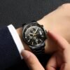 CRRJU Men's Fashion Stainless Steel Watches Date Waterproof ...