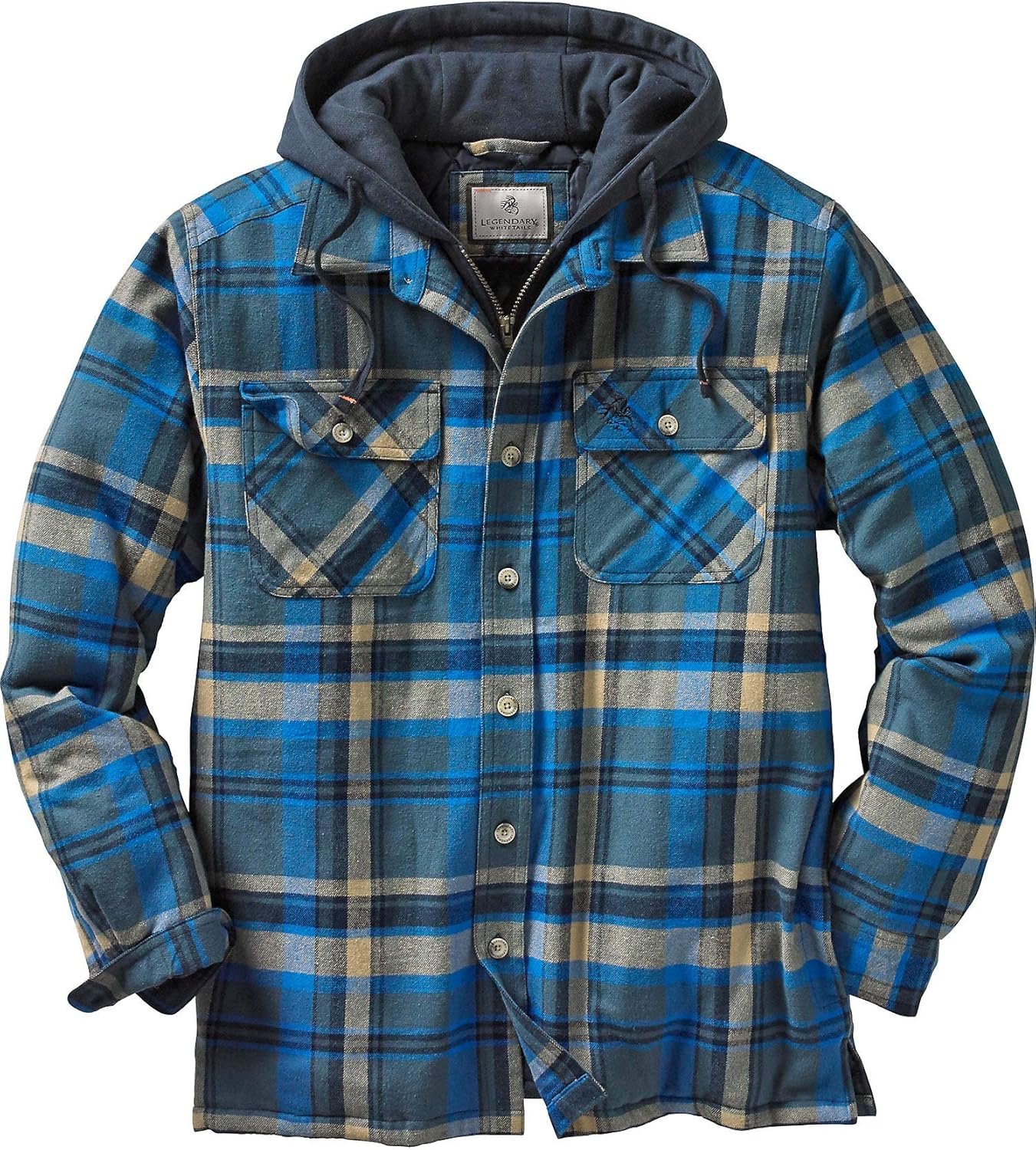 Legendary Whitetails Men's Maplewood Hooded Shirt Jacket - Image 2