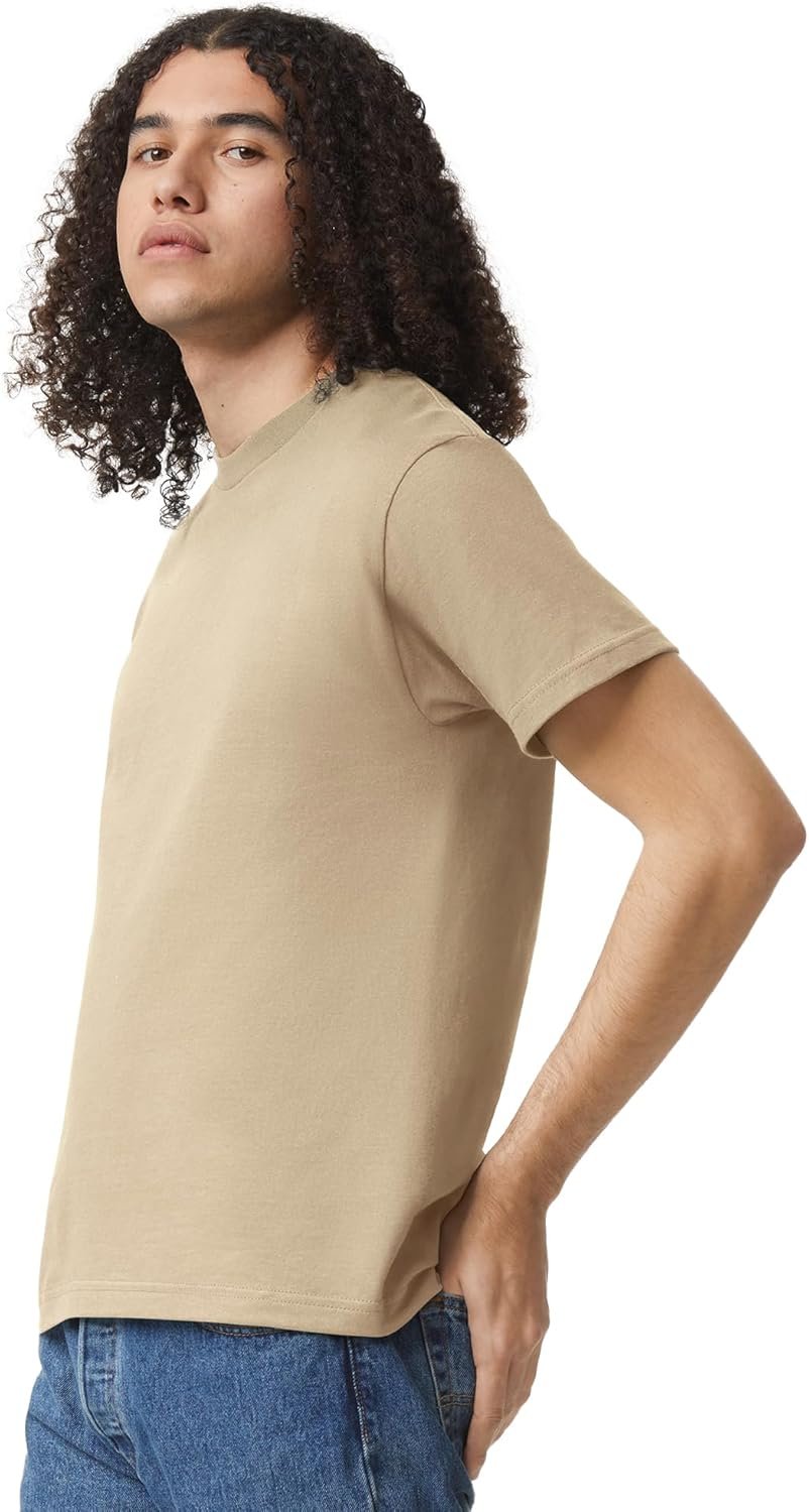 American Apparel Unisex Heavyweight Cotton T-Shirt, Style G1... - Image 4