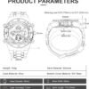 GOLDEN HOUR Luxury Military Sports Men's Watches Large Size ...