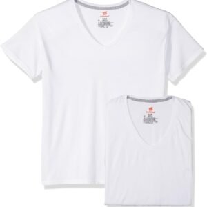 Hanes Ultimate Men's 4-Pack Comfortblend V-Neck with FreshIQ