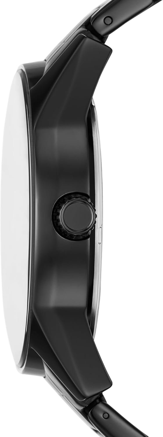 Relic by Fossil Men's Rylan Three-Hand Black Stainless Steel...