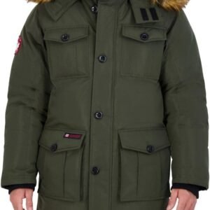 CANADA WEATHER GEAR Parka Coat for Men-Insulated Winter Jack...