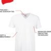 Hanes Men's Comfortsoft V-Neck Tagless Tshirt 3 Pack