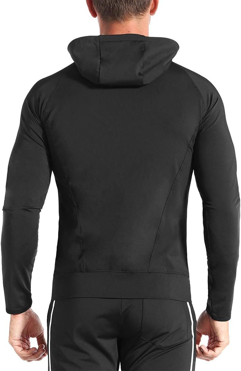 BROKIG Mens WindBreak Lightweight Running Jackets with Zip P... - Image 4