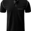 Men's Henley Shirt Lightweight Short Sleeve T-Shirt Casual S...