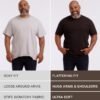 True Classic Mens T-Shirts - Short Sleeve Crew Neck Plain No...
