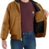 Carhartt Men's J140 Loose Fit Firm Duck Insulated Flannel-Li...