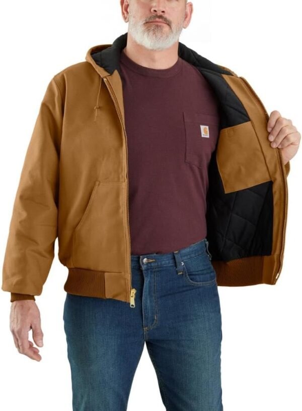 Carhartt Men's J140 Loose Fit Firm Duck Insulated Flannel-Li...