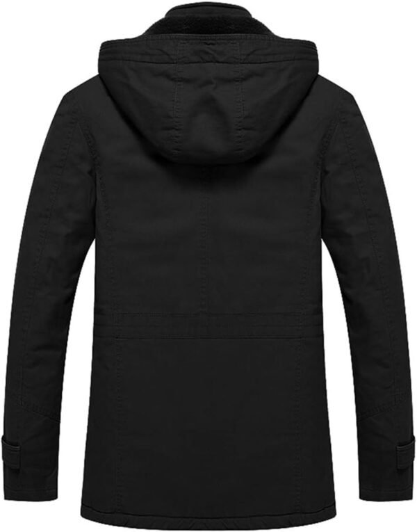 TACVASEN Men's Winter Jacket Cotton Military Jackets Fleece ...