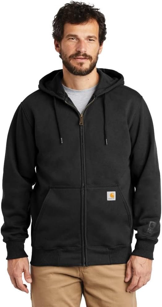Carhartt Men's Rain Defender Loose Fit Heavyweight Full-Zip ...