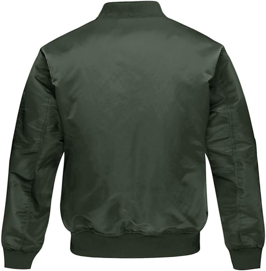 MAGNIVIT Men's Bomber Jacket Casual Fall Winter Military Jac... - Image 2
