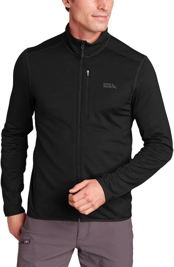 Eddie Bauer Men's Activator Grid Long-Sleeve Full-Zip Fleece