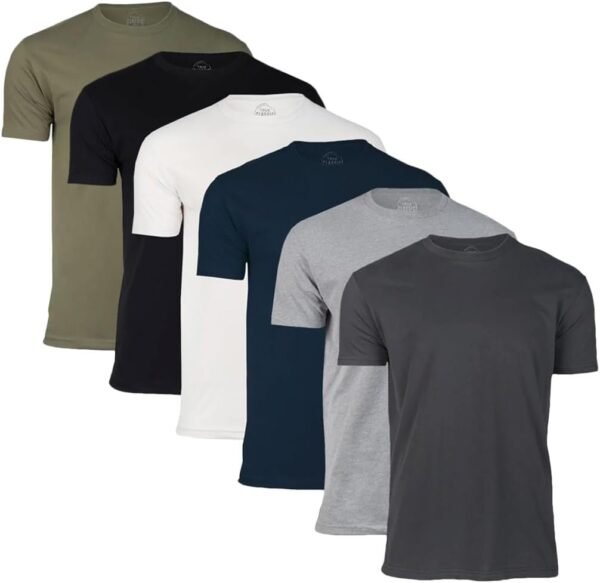 True Classic Mens T-Shirts - Short Sleeve Crew Neck Plain No...
