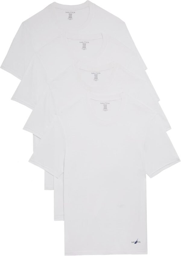 Nautica Men's 4-Pack Cotton Limited Edition Crew Neck T-Shir...