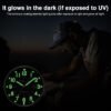 GOLDEN HOUR Men's Nylon Slip-Thru Strap Watch with Military ...