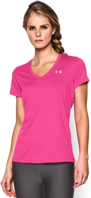 Under Armour Women's Tech V-Neck Twist Short-Sleeve T-Shirt