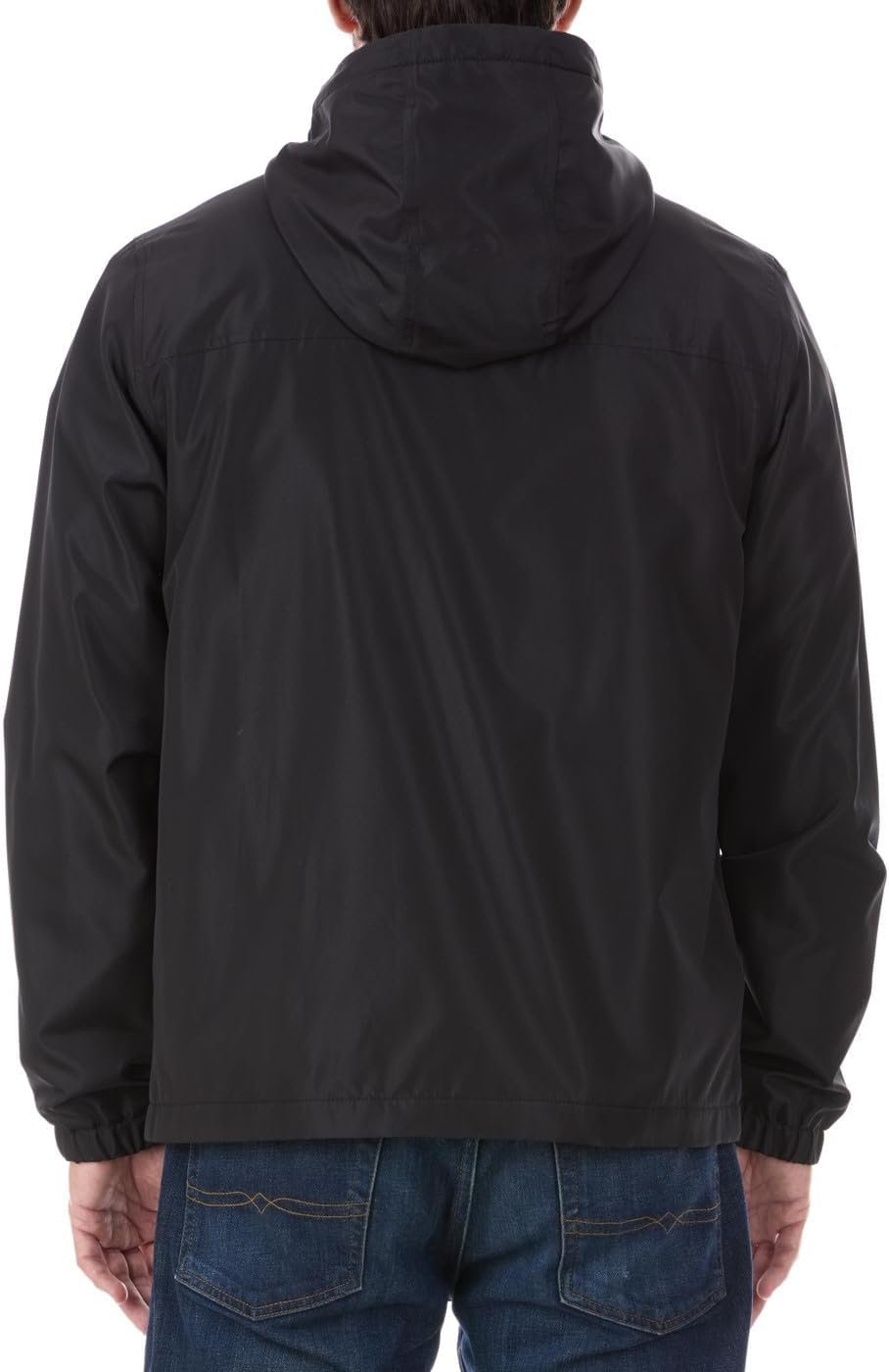 Reebok Rain Jacket Men with Hood, Windbreaker Men Lightweigh... - Image 4