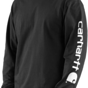 Carhartt Men's Loose Fit Heavyweight Long-Sleeve Logo Sleeve...
