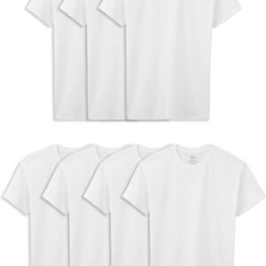 Fruit of the Loom Boys' Cotton White T Shirt