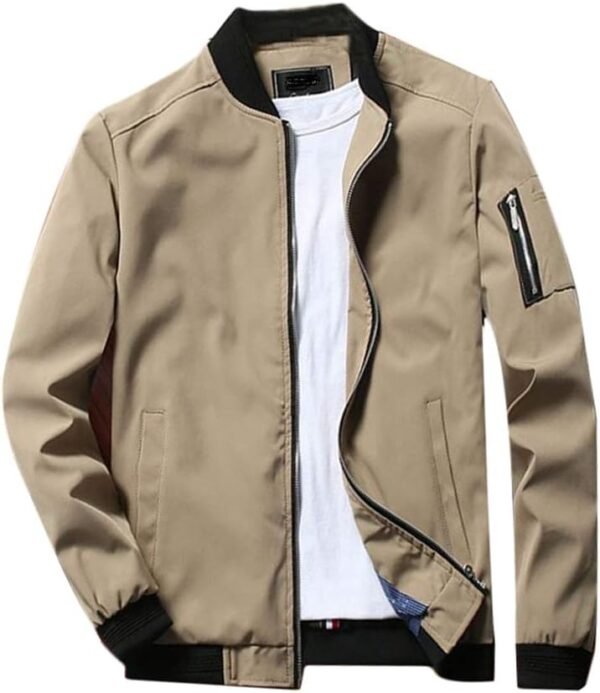 Lavnis Men's Flight Bomber Jacket Lightweight Softshell Coat...