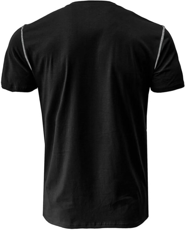 Men's Henley Shirt Lightweight Short Sleeve T-Shirt Casual S...