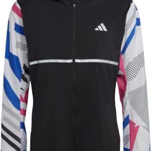 adidas Men's Own The Run Seasonal Jacket, Black/White/Lucid ...