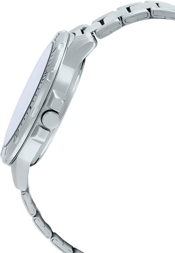Casio MTP-VD01D-1BV Men's Enticer Stainless Steel Black Dial...