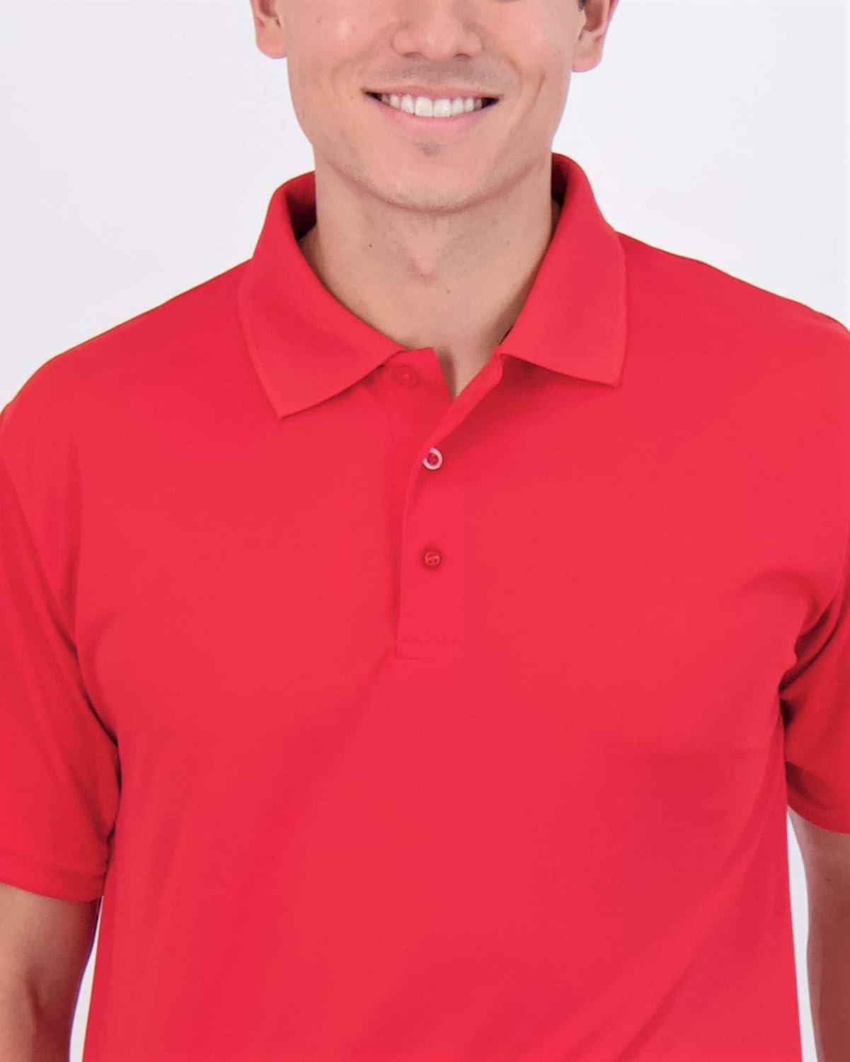 Real Essentials 3 Pack: Men's Quick-Dry Short Sleeve Athleti... - Image 3