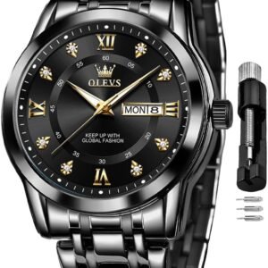 OLEVS Watch for Men Classic Business Dress Analog Quartz Sta...