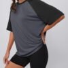 Trendy Queen Oversized Short Sleeve T Shirts for Women Worko...