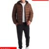 Reebok Men's Jacket – Lightweight Hooded Quilted Puffer Coat...