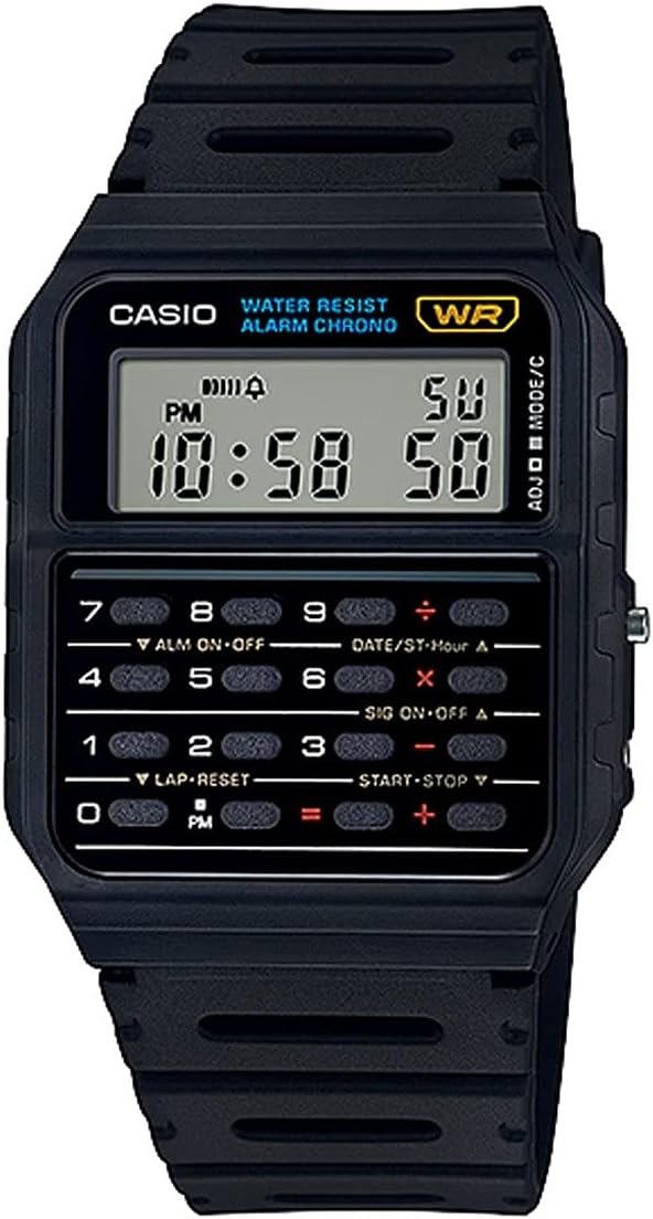 Casio CA53W Vintage Series | Data Bank | 1/100 SEC Stopwatch...