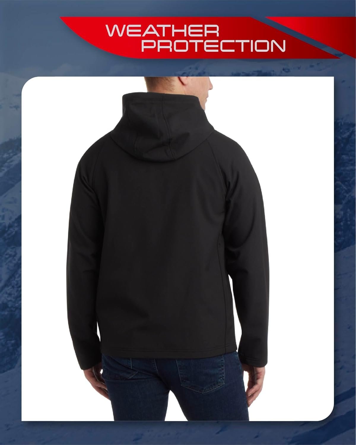 Spyder Men's Active Softshell Jacket - Polar Fleece-Lined Wa... - Image 6