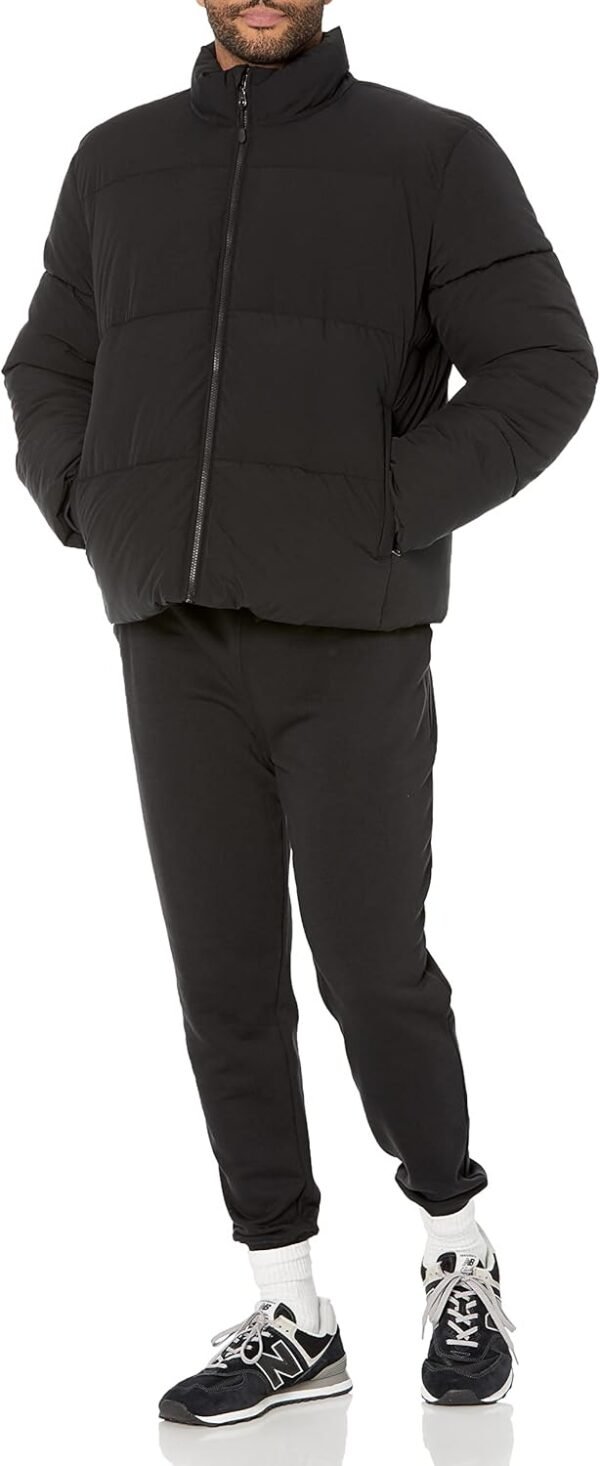 Amazon Essentials Men's Mock Neck Heavyweight Puffer Coat (A...