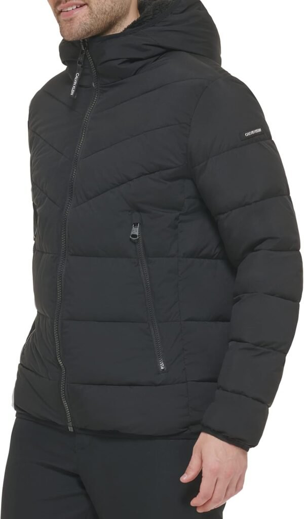 Calvin Klein Men's Snap Front Puffer Jacket