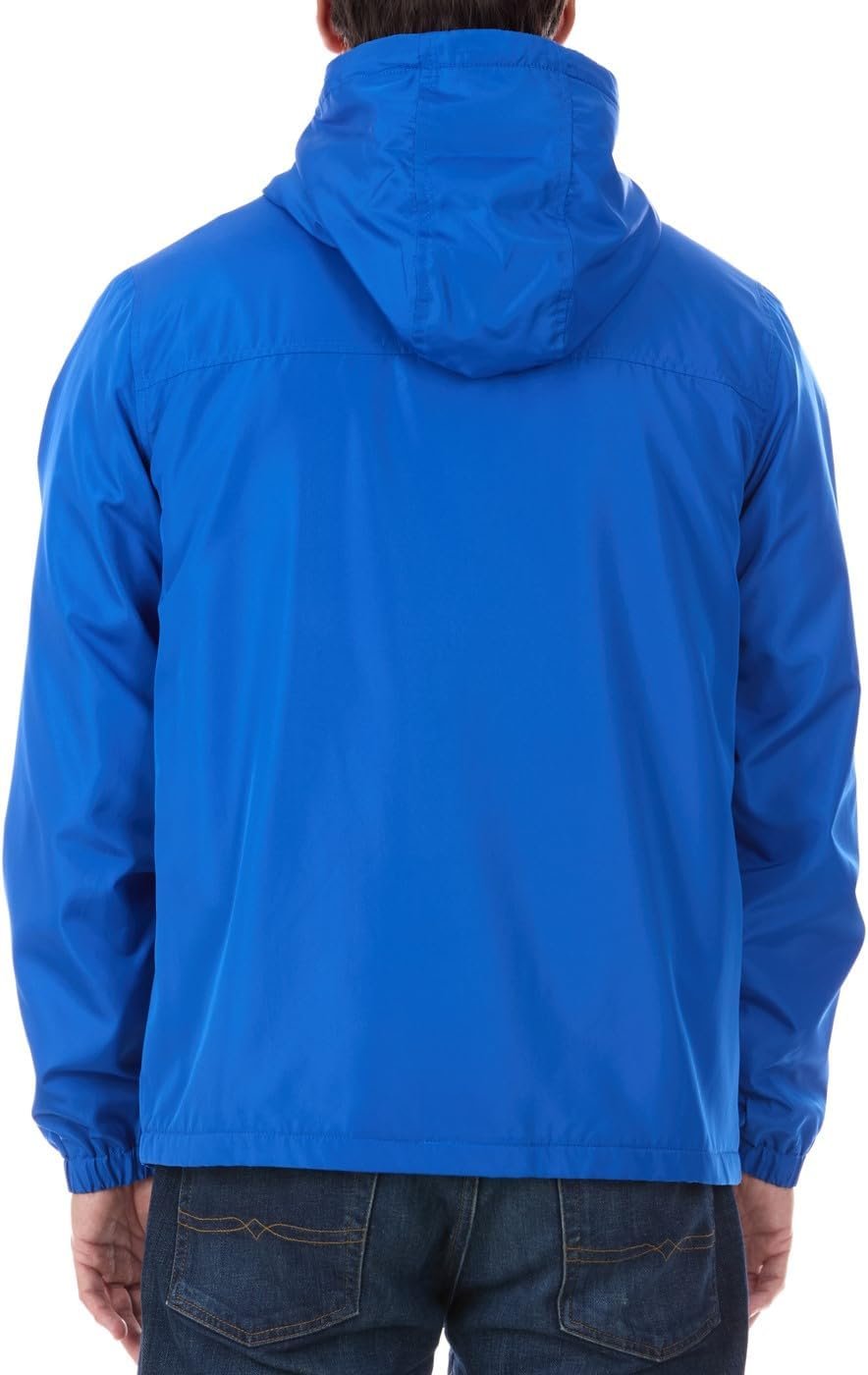 Reebok Rain Jacket Men with Hood, Windbreaker Men Lightweigh... - Image 4